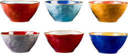 Vivi Oggi - Serveerschaal - Ø 17cm - Poke Bowl Kommen - Set van 6 - Kerst - Italië