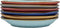 Vivi Oggi - Serveerschaal - Schalen - Set van 6 - Kleurrijk - 26cm - Cadeau - Verjaardag - Italië