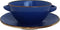 Vivi Oggi - Soepkommen met oor - Ø 15cm - Blauw - Kerst - Italië