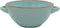Vivi Oggi - Soepkommen met oor - Ø 15cm - Turquoise - Kerst - Italië