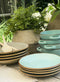 Vivi Oggi - Soepkommen met oor - Ø 15cm - Turquoise - Kerst - Italië