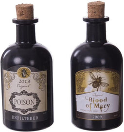 VIVING COSTUMES / JUINSA - 2 vergif flesjes - Decoratie > Tafeldecoratie beeldjes