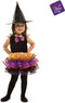 VIVING COSTUMES / JUINSA - Fantasy heks kostuum voor meisjes - 110/116 (5-6 jaar) - Kinderkostuums