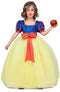 VIVING COSTUMES / JUINSA - Geel en blauw ballroomprinseskostuum voor meisjes - 10-12 jaar