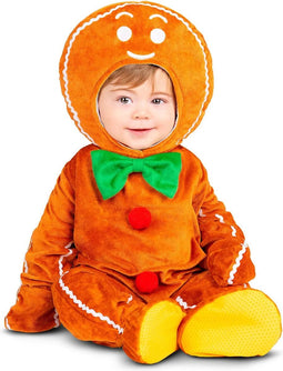 VIVING COSTUMES / JUINSA - Peperkoekmannetje kostuum voor baby's - 7 - 12 maanden