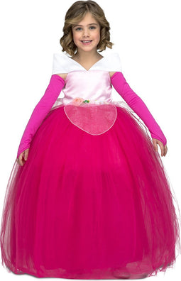 VIVING COSTUMES / JUINSA - Roze ballroomprinseskostuum voor meisjes - 5 - 6 jaar