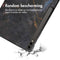 imoshion Tablet Hoes Geschikt voor Samsung Galaxy Tab S9 11.0 inch Plus / Tab S10 Plus - imoshion Design Trifold Bookcase - Zwart /Black Marble