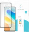 Vivo X80 Pro screenprotector - Full Cover - Gehard glas - Zwart - Just in Case