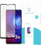 Vivo Y33s screenprotector - Full Cover - Gehard glas - Zwart - Just in Case