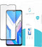 Vivo Y76 screenprotector - Full Cover - Gehard glas - Zwart - Just in Case