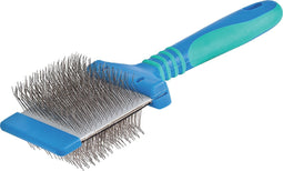 Vivog borstel dubbelzijdig buigbaar blauw - L