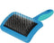 Vivog slickerborstel hard blauw - S