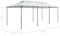 vidaXL - Prieel - met - gordijnen - 180g/m² - 600x298x270 - cm - wit