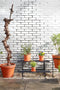 Mica Decorations Greenrax Plantentafel - L90 x B44 x H42 cm - Metaal - Zwart