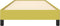vidaXL - Bedframe - stof - groen - 80x200 - cm