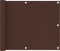 vidaXL - Balkonscherm - 75x600 - cm - oxford - stof - bruin
