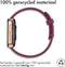 iMoshion Bandje Geschikt voor Oppo Watch 46 mm - iMoshion Siliconen band zilver knoopje - rood
