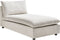 VIZILLE - Chaise longue - Gebroken wit - Polyester