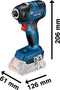 Bosch GDR 18V-200 Professional - Accu draaislagmoeraanzetter - 200 Nm - 1,1 kg