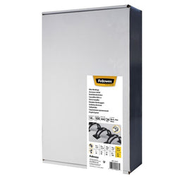 Fellowes bindruggen metaal 14 mm wit, 100 stuks