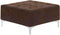 ABERDEEN - Hoekslaapbank hocker - Bruin - Rechts - 267 cm - Kunstleer