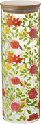 J-Line voorraadpot Bloemen - glas - mix - large