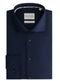 Boston Brothers BBO34F110 - Wide Spread Overhemd - Slim Fit - Navy Twill - Maat 41
