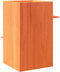 vidaXL - Kattenhuis - 43x43x60 - cm - massief - grenenhout - wit