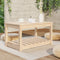 vidaXL Tuintafel 82,5x50,5x45 cm massief grenenhout