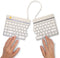 R-Go Tools Split Break - Ergonomisch Toetsenbord - Pauze-indicator - Wit