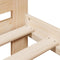vidaXL - Bedframe - zonder - matras - massief - grenenhout - 90x190 - cm