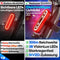 Nextcover Fietsachterlicht - LED - Remlicht - USB - 8U batterij - Zwart