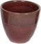 PTMD Vero Ronde Bloempot - H12 x Ø13 cm - Geglazuurd terracotta - Rood