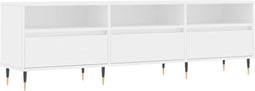 vidaXL - Tv-meubel - 150x30x44,5 - cm - bewerkt - hout - wit
