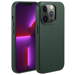 Accezz iPhone 13 Pro - Leren Hoesje - Geschikt voor MagSafe - Cedar Green