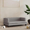 vidaXL - Hondenmand - 80x45x30 - cm - kunstleer - grijs