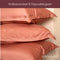 Coco & Cici - Tencel Sateen Kussensloop 70 x 60 cm - Kussenhoes - Lyocell - Extra Zacht & 100% Natuurlijk - Terra Roze
