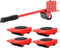 Hi Meubeltransportwielen set - met meubelheffer - Rood