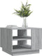 vidaXL - Salontafel - 55x55x43 - cm - bewerkt - hout - grijs - sonoma - eikenkleurig