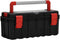 vidaXL - Gereedschapskist - 65x28x31,5 - cm - zwart - en - rood