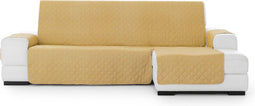 Hoes voor chaise longue met korte armleuning rechts Eysa MONTBLANC Mosterd 100 x 110 x 290 cm