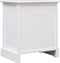 vidaXL - Nachtkastje - 38x28x45 - cm - paulowniahout - grijs