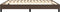 vidaXL - Bedframe - kunstleer - bruin - 180x200 - cm