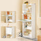 SoBuy FWT92-H-W - Opvouwbaar bureau - Werktafel met opbergruimte - Wit 64x145x58cm