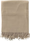 Dutch Decor - JOSE - Plaid 140x180 cm - lichtgewicht - natuurlijke look - Pumice Stone - beige