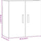 vidaXL - Wandkast - 60x31x60 - cm - bewerkt - hout - artisanaal - eikenkleurig