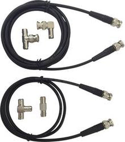 Testec TT-SET 1200 BNC-meetsnoerenset 1.00 m Zwart