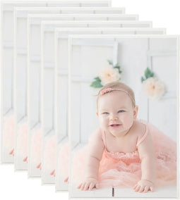 vidaXL - Fotolijsten - 5 - st - voor - wand - of - tafel - 59,4x84 - cm - MDF - zilverkleur