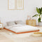 vidaXL - Bedframe - massief - grenenhout - wasbruin - 160x200 - cm