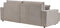 KARILA - Hoekbank met opbergruimte - Taupe - Rechtszijdig - Polyester